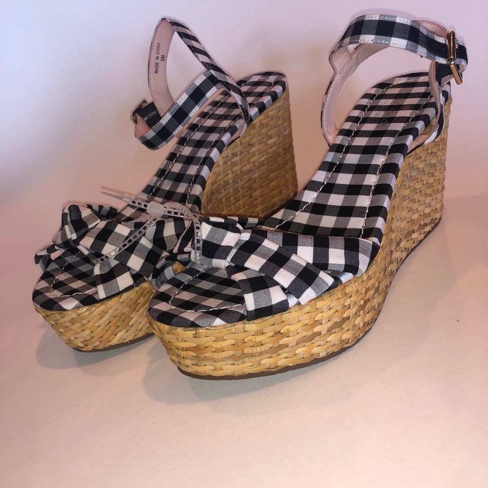 Kate Spade Wicker Wedge Sandals